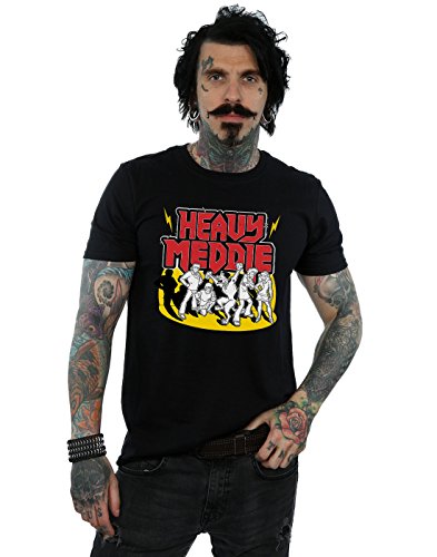 Image of Absolute Cult Scooby Doo Men's Heavy Meddle T-Shirt Black XXX-Large