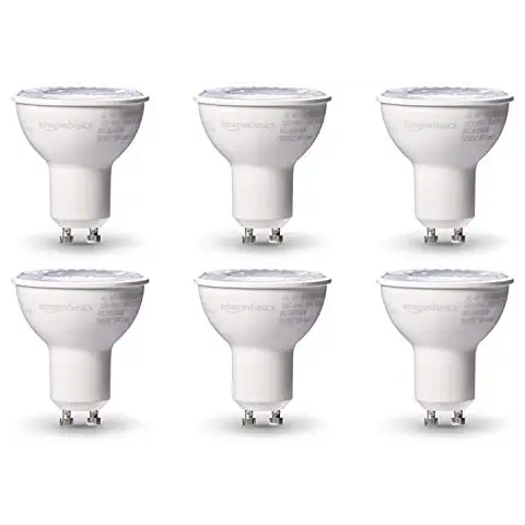 Amazon Basics MR16 GU10 7W LED Bulbs Warm White Cover