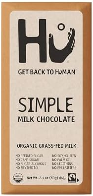 Hu Kitchen, Organic Simple Milk Chocolate Bar, 2.1 Ounce Bar, 1 Count
