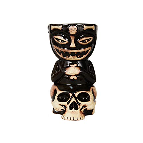 HEFUTE Tiki - Tazas grandes de cerámica para cócteles hawaianos, lindas copas de cóctel exóticas, tiki bar, tazas de bebidas profesionales, para fiestas hawaianas, ideal para el hogar, bar, regalo26 Cover