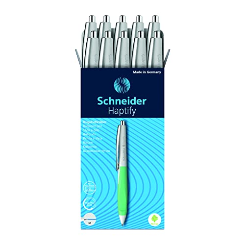 Stylo Schneider Haptify anti fatigue des doigts pour écrire longtemps sans douleur menthe