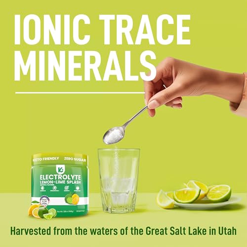 Keppi Electrolytes Powder – Lemon Lime Flavor 50 Servings – No Sugar Hydration Supplement with Potassium, Magnesium, Sodium – Keto, Vegan, Fasting-Friendly, Zero Calorie Electrolyte Drink - Thumbnail 5