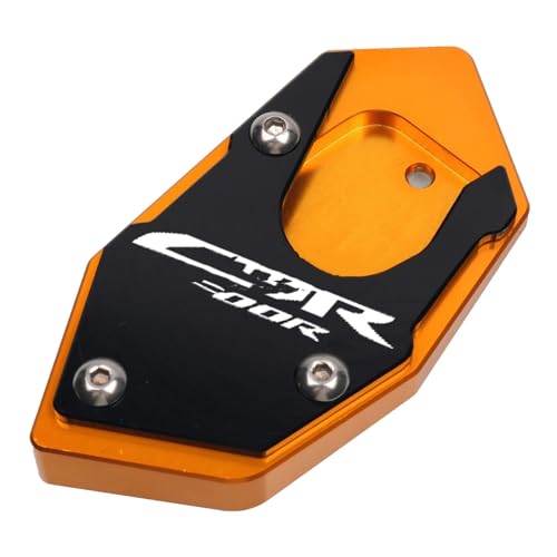 Extension de béquille moto pour Honda CBR500R en aluminium CNC or