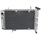 CoolingSky All Aluminum Racing Radiator for 2003-2008 Arctic Cat 400 /Kawasaki KFX400 /Suzuki LTZ400 Quadsport Z400