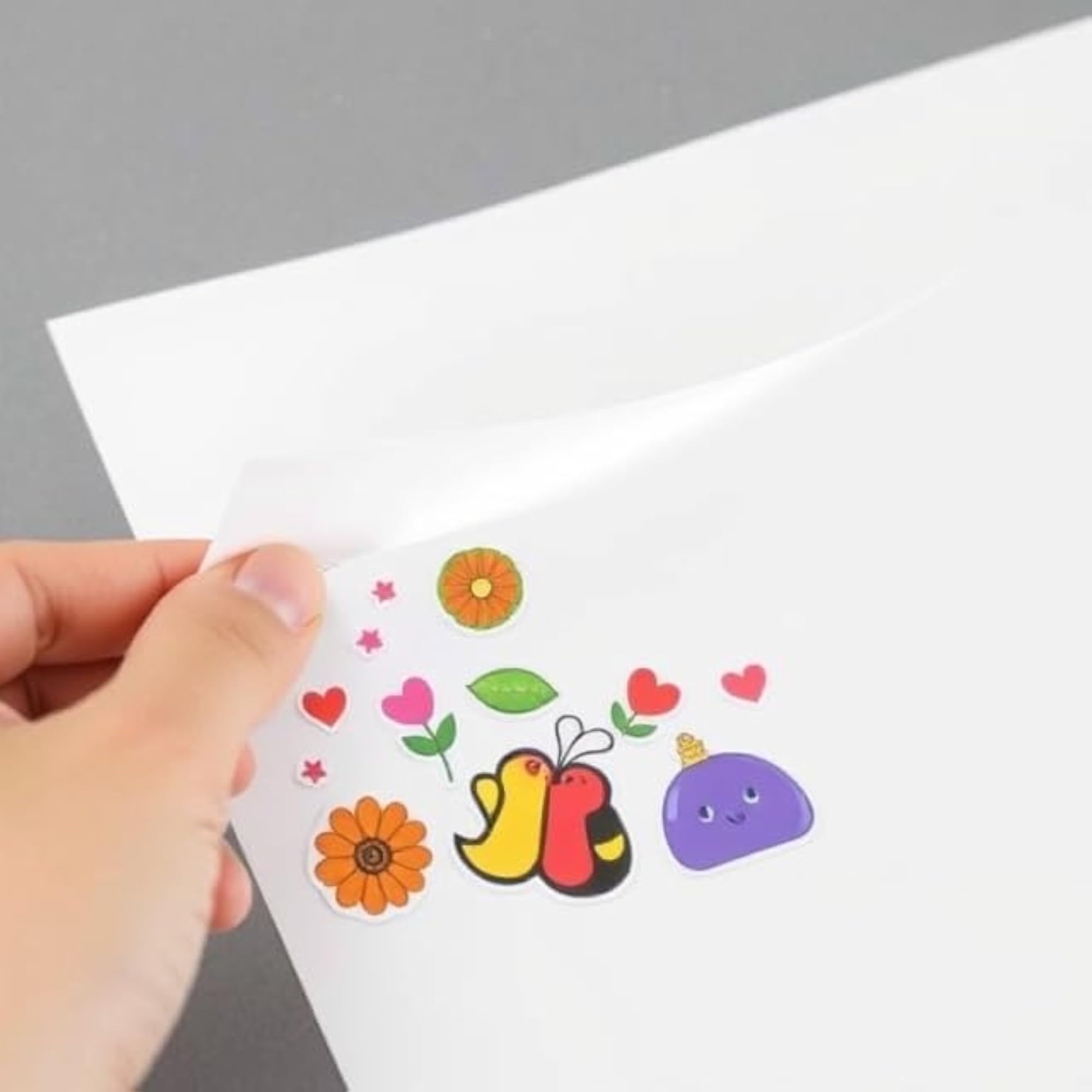 A4 Transparent Sheet, Self Adhesive for Stickers & Posters