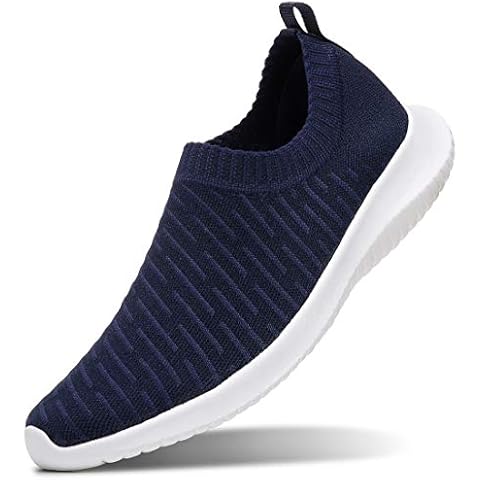 MAIITRIP Sock Sneakers for Women Slip on Walking Tennis Running Work Lightweight Comfort Nurse mesh Flats Slip Resistant Shoes- 6 UK (39), Navyblue Cover