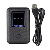【CARGA USB】 El router WiFi Box tiene un método de carga conveniente. Las computadoras, portátiles, cargadores de automóviles, bancos de energía, etc. pueden proporcionar una carga para el enrutador. Este método de carga es muy conveniente y ahorra energía.