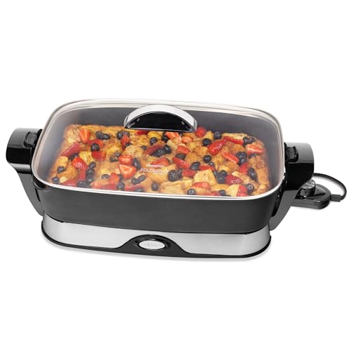 Image of Presto 06857 16-inch Electric Foldaway Skillet, Black