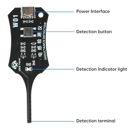 image for Aideepen Portable Mini Inductor Tester, Type-C Powered High Precision 