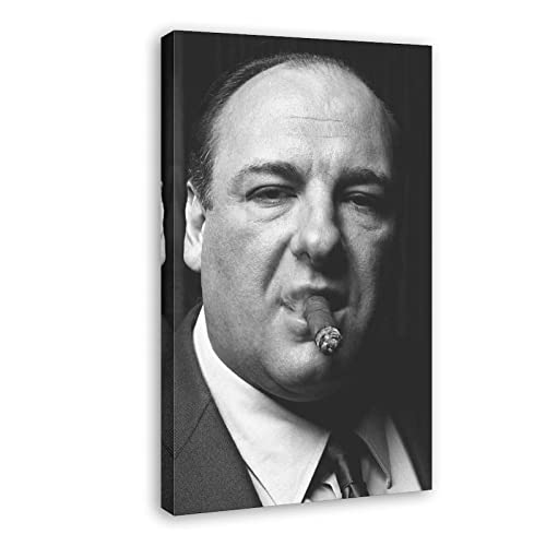 Impression toile Tony Soprano tableau moderne texture canvas de qualité 60x90cm