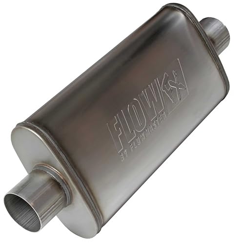 Flowmaster Flow FX Muffler – 3.00” Center In / 3.00” Center Out – Moderate Sound – Stainless Steel – Affordable Performance for Modern Trucks, Muscle Cars & Daily Drivers (71249) by Flowmaster - Used condition - US$60.00