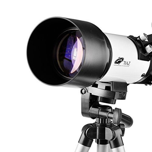 Telescope 70400 Refractor Scope for Kids and Beginners-70mm Aperture and 400mm Focal Length-Come with a Smartphone Mount - Thumbnail 5