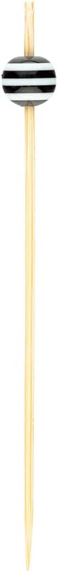 Restaurantware-4 Inch Tuxedo Bamboo Picks, 1000 Disposable Bamboo Food Picks - Sturdy, Tuxedo Design, Black And White Bamboo Appetizer Picks, Sustainable, For Cocktail Garnishes