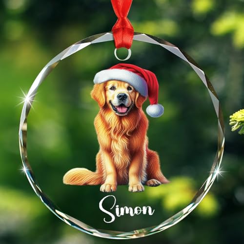 Elido Gift Personalized Glass Ornament