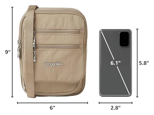 Image of Baggallini Journey Crossbody Bags for Women 9x6 Small Lightweight Travel Handbag W /RFID