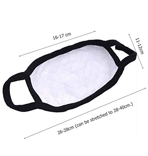 XCSSKG Protective Face Mask Cute Cartoon Cat Cotton Dust Protection Reusable Washable