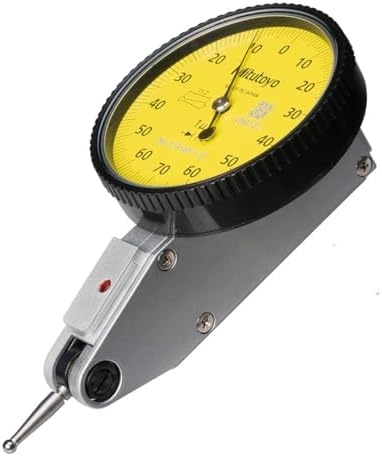 Mitutoyo 513-401-10E DIAL TI, BAS, STD 0.14 mm, 1 μm Accuracy, 0.001 mm, Yellow