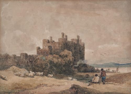 Cuadro en lienzo para oficina elegante con paisaje de David Cox 60x90cm