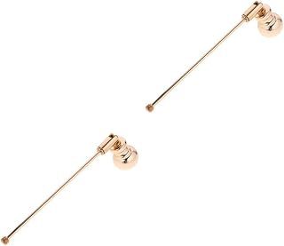 2 Pcs Candle Extinction Tool Long Handle Snuffer for Safety Easy Wick Wipe