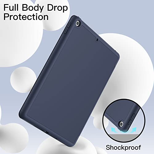 JETech Case for iPad 9.7-Inch (6th/5th Generation, 2018/2017) with Pencil Holder, Slim Tablet Cover with Soft TPU Back, Auto Wake/Sleep (Deep Navy) by JETech - Image 4