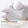 MIULEE 18x18 Outdoor Pillows,Set of 4 Throw Pillows Waterproof,Soft Support Throw Inserts Decorative Water Resistant for Patio Furniture and Garden