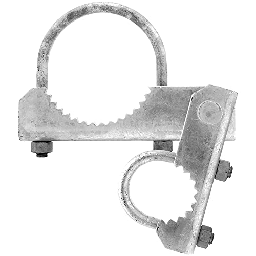 Chain Link Fence 180 Degree Commercial Duty Gate Hinge-for 2-7/8" Outside Diameter Gate Post/Pipe & 1-5/8 Thru 1-7/8" Gate Frames. Chain Link Post Gate Hinge - Includes Hinge U Bolts - 2 Hinge Assy by Jake Sales - Used condition - Image 5