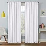 Goroly Home-Cotton Curtains-Light Filtering-White
