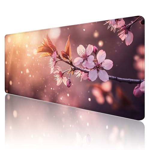 Tapis de souris rose XXL pour une décoration de bureau moderne
