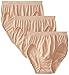 Bali Women's 3 Pack Comfort Revolution Hi-Cut Panty, Nude, 10/11