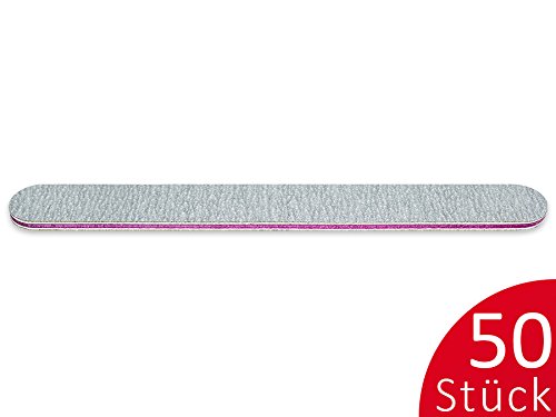 Profi Feilen 100/180 Zebra Gerade Set - Nageldesign Nagelfeile für Nagel Modellage - 50er Pack – Bild 3