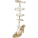 Produktbild Pleaser Roman10/g/pu Damen Durchgängies Plateau Sandalen, Gold, 45 EU