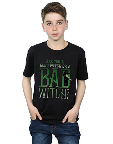 Wizard of Oz The Boys Good Witch Bad Witch T-Shirt 7-8 Years Black