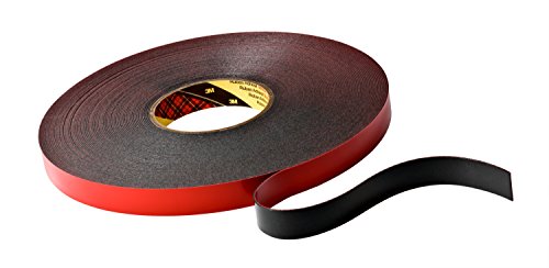 3M VHB 5952 high-performance tape, 25 mm x 33 m, zwart, beschermende afdekking: folie (verpakking van 3)