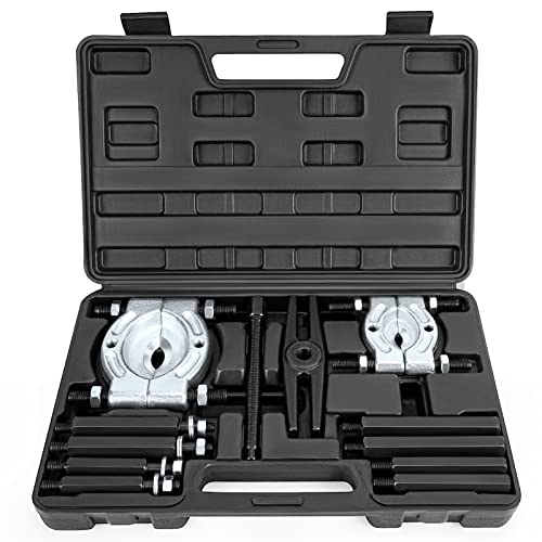 Deshan 12Pcs Bearing Puller Set, 5-Ton-Capacity Gear Puller And Bearing Separator Kit, Bar-Type Bearing Splitter, Gear Puller, Fly Wheel Separator #TOP11