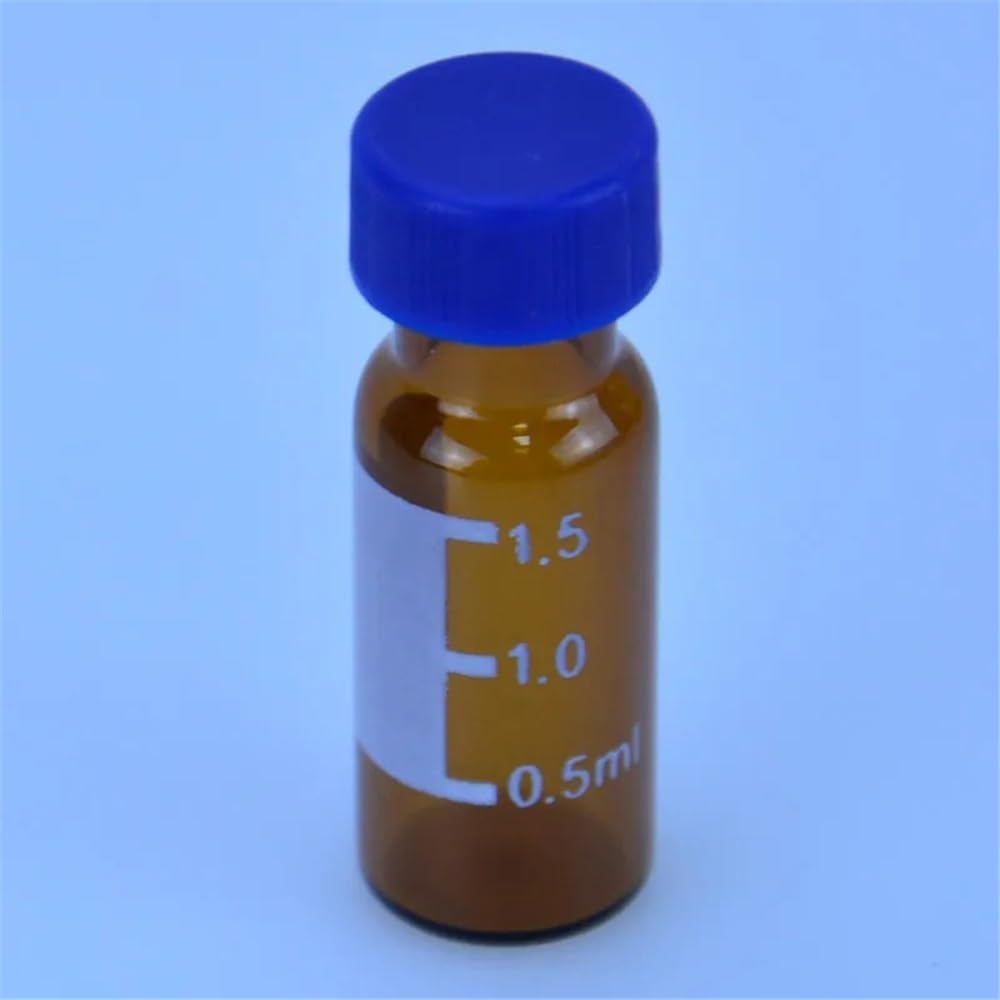 Laborausstattung und -bedarf 100 stücke Fläschchen 2ml Mit 9mm Deckel Probe Flasche
