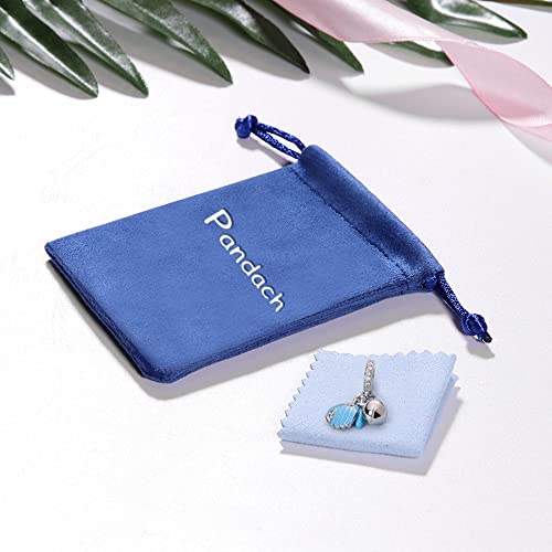 Pandach Good Luck Charm Bead Fits Charms Bracelets For Woman-925 Sterling Silver Dangle Pendant Bead With Cz Stones,Girl Jewelry Beads Gifts For Women Bracelet&Necklace #TOP5