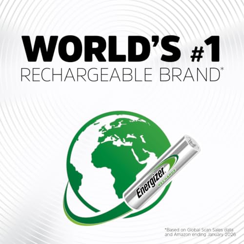 Image of Energizer Recharge Universal Rechargeable AA Batteries (2 Pack), Double A Rechargeable Batteries