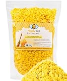 Cera d’api pura al 100% - 200 g - palline gialle di cera d'api. Prodotto perfetto per cosmetici e per la creazione di candele con tutta la famiglia