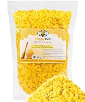 100% reine Bienenwachs Pastillen | 100 Gramm - natürliches Bienenwachs | Wachspastillen | Ideale Pastillen für Naturkosmetik, Kerzenherstellung und Bienenwachstücher - Beeswax