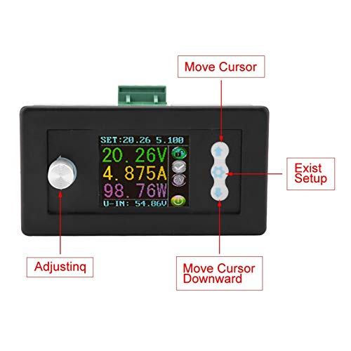 Módulo Power Buck, Módulo Abaixador Numérico Ajustável para Abaixar o Controle Fonte de Alimentação