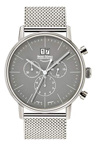 Preisvergleich Produktbild Bruno Söhnle Stuttgart Chrono Big, Quarzuhrwerk, Metallarmband