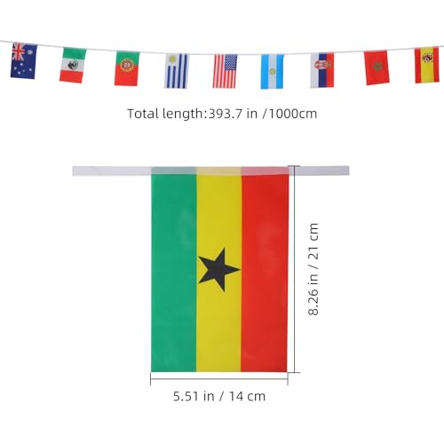 Ficelle de drapeau national mondial pour grand show - 3