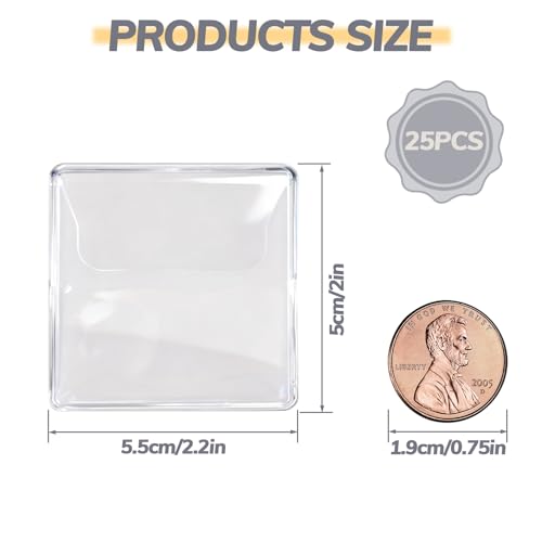 Funda Plástica para Monedas Transparente 200 unid miniatura 2