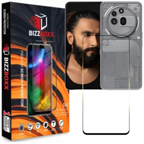 Image of Compatible With Nothing Phone 3a Pro Tempered Glass Screen Protector Guard - High Definition, Easy Install, Anti-Fingerprint Screen Guard (Nothing 3A Pro - 6.77 inch) - Pack of 1
