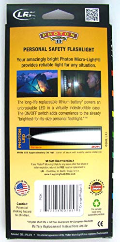 Lri Pok Photon Ii Led Keychain Micro-Light, Orange Beam #TOP3