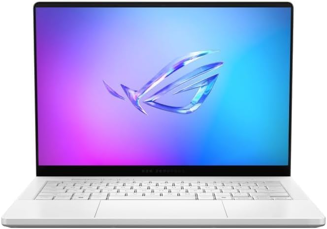 ROG Zephyrus G14 14" 3K OLED 120Hz Gaming Laptop Copilot+ PC AMD Ryzen AI 9 HX 370 RTX 5080 32GB RAM 2TB SSD Platinum White
