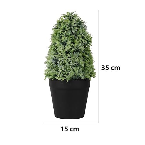 Image of Artificial Artificial Plants Fake, Artificial Plants Indoor for Home Office Farmhouse Bathroom Shelf Decor Interior Kitchen Cabinet | 36 cm