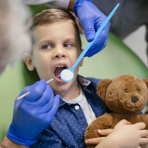 Einweg-Zahnspiegel mit langem Griff, Mundspiegel, Mund-Inspektionswerkzeuge für Zuhause, Krankenhaus, 40 Stück – Bild 8