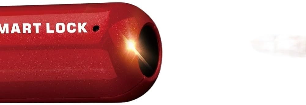 M01 Multifunctional Fingerprint Padlock USB Smart Cabinet Keyless Home Travel Case Drawer Anti Theft Zinc Alloy Lock(Red)