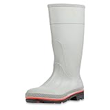 distribuzione di maxwell chimica online  Servus MAX 75126 - Scarponi da lavoro da uomo, in PVC resistente agli agenti chimici, punta morbida, colore: blu navy, rosso e nero, 75122-GYM-130